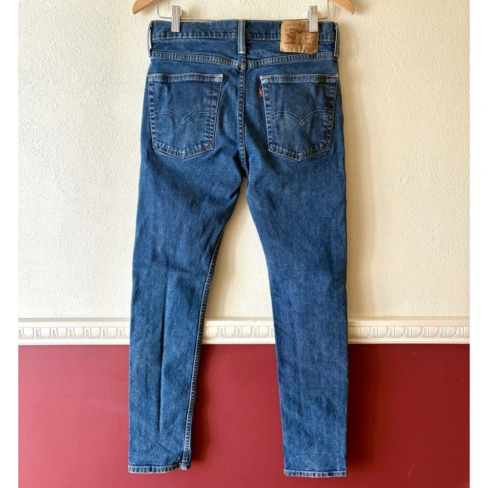 Levi Strauss 510 Skinny Jeans Men's 30x32 Premium Stretch Levi's Denim Zip Fly